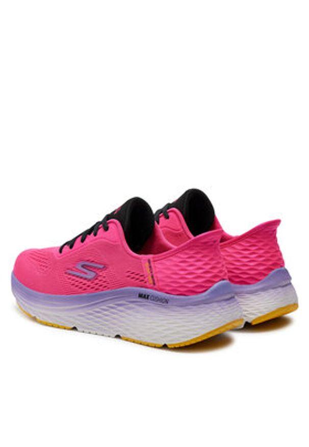 skechers - Skechers Sneakersy Max Cushioning Elite 2.0 129626/RAS Różowy. Kolor: różowy. Materiał: mesh, materiał