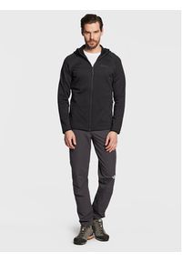 Jack Wolfskin Bluza Baiselberg 1710541 Czarny Regular Fit. Kolor: czarny. Materiał: syntetyk