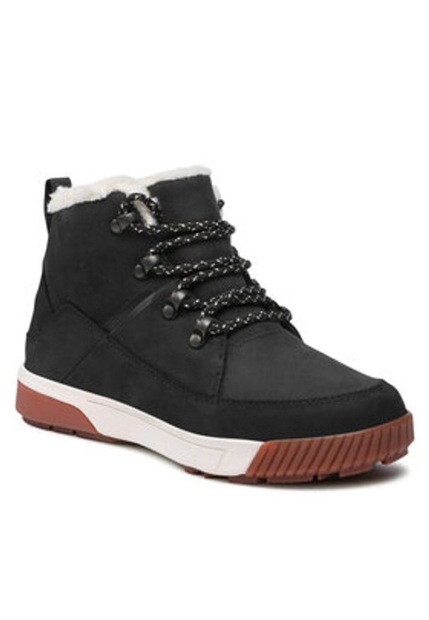 The North Face Śniegowce Sierra Mid Lace Wp NF0A4T3XR0G1 Czarny. Kolor: czarny. Materiał: skóra