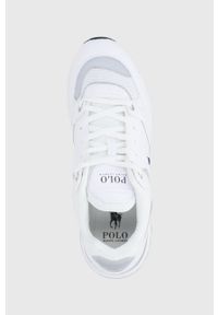 Polo Ralph Lauren Buty 809845147001.100 kolor biały. Nosek buta: okrągły. Zapięcie: sznurówki. Kolor: biały. Materiał: guma #3