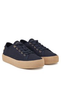 TOMMY HILFIGER - Tommy Hilfiger Espadryle Vulc Espadrille Sneaker FW0FW08404 Granatowy. Kolor: niebieski. Materiał: materiał #5