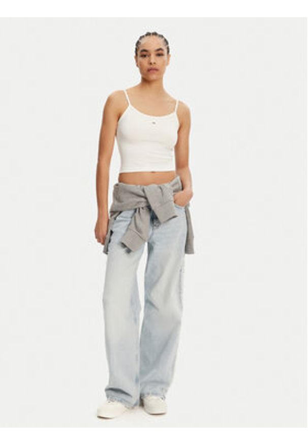 Tommy Jeans Jeansy Mia DW0DW20060 Niebieski Relaxed Fit. Kolor: niebieski