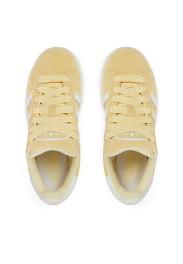 Adidas - adidas Sneakersy Campus 00S JQ5754 Żółty. Kolor: żółty. Materiał: skóra, zamsz. Model: Adidas Campus