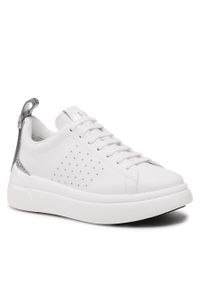 Sneakersy Red Valentino 2Q2S0E11UVV Bianco/Argento/Bianco UUM. Kolor: biały. Materiał: skóra #1