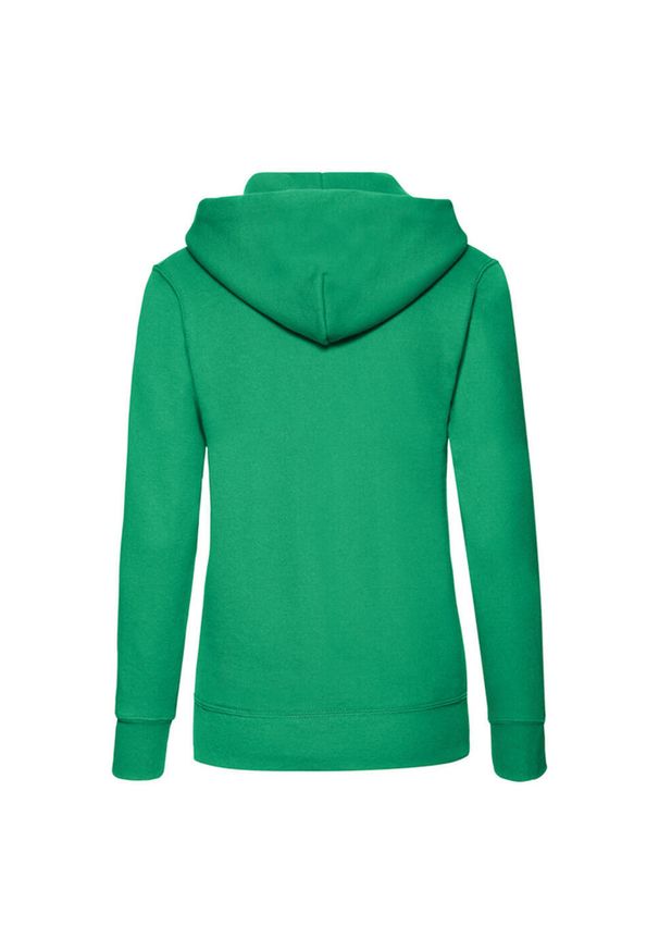 FRUIT OF THE LOOM - Bluza Damska Z Kapturem. Typ kołnierza: kaptur. Kolor: zielony