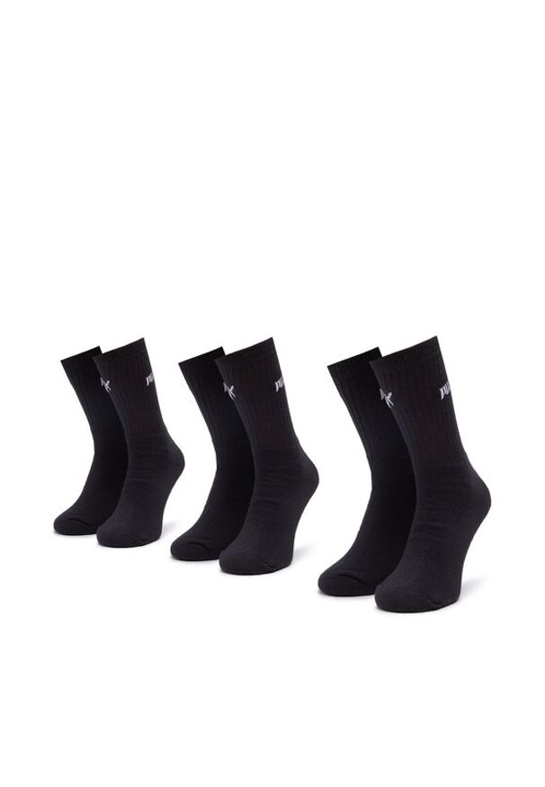 Puma Zestaw 3 par wysokich skarpet damskich 90793401 r.39/42 Czarny. Kolor: czarny. Materiał: materiał