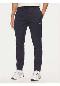 Jack & Jones - Jack&Jones Spodnie dresowe Will 12261986 Granatowy Slim Fit. Kolor: niebieski. Materiał: syntetyk