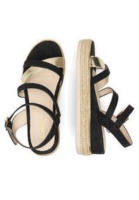 Jenny - JENNY Espadryle LB-P1092-YLD Czarny. Kolor: czarny. Materiał: syntetyk, materiał