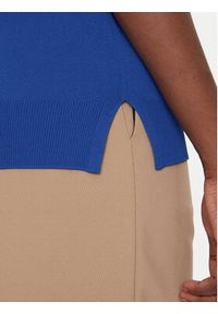 Luisa Spagnoli Sweter Caracalla 58686 Niebieski Regular Fit. Kolor: niebieski. Materiał: wiskoza