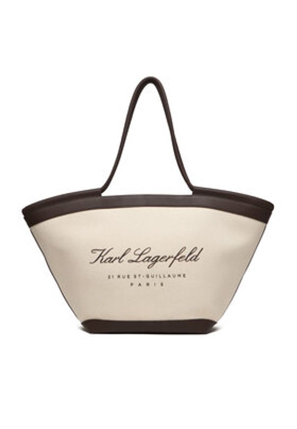 Karl Lagerfeld - KARL LAGERFELD Torebka B1W46069 Beżowy. Kolor: beżowy