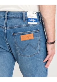 Wrangler - WRANGLER MESKIE SPODNIE JEANSOWE WRANGLER LARSTON COOL TWIST W18SYLZ70 112330749. Okazja: na co dzień. Stan: obniżony. Styl: casual, klasyczny #8