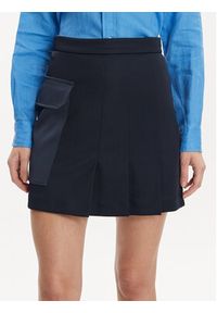 MAX&Co. Spódnica mini Jago Granatowy Regular Fit. Kolor: niebieski. Materiał: bawełna #9