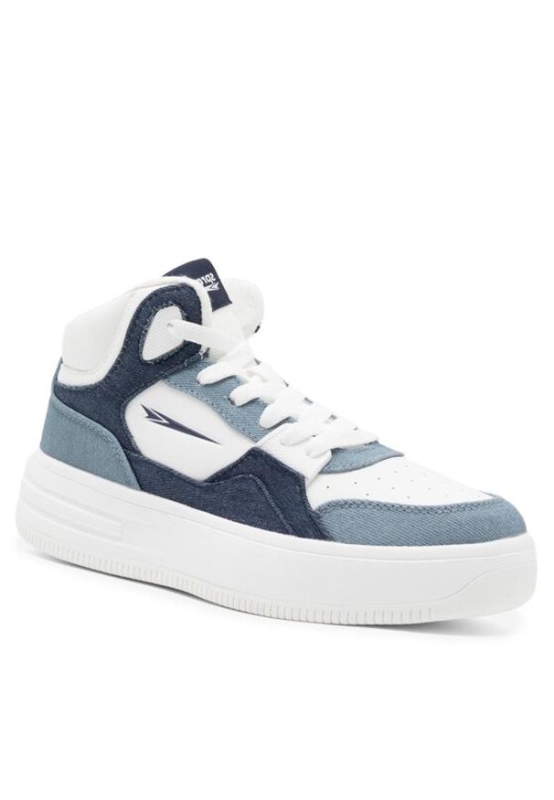 Sprandi Sneakersy BEAT MID WP40-22755D Niebieski. Kolor: niebieski. Materiał: materiał