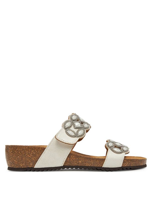 Klapki Grünland. Kolor: biały