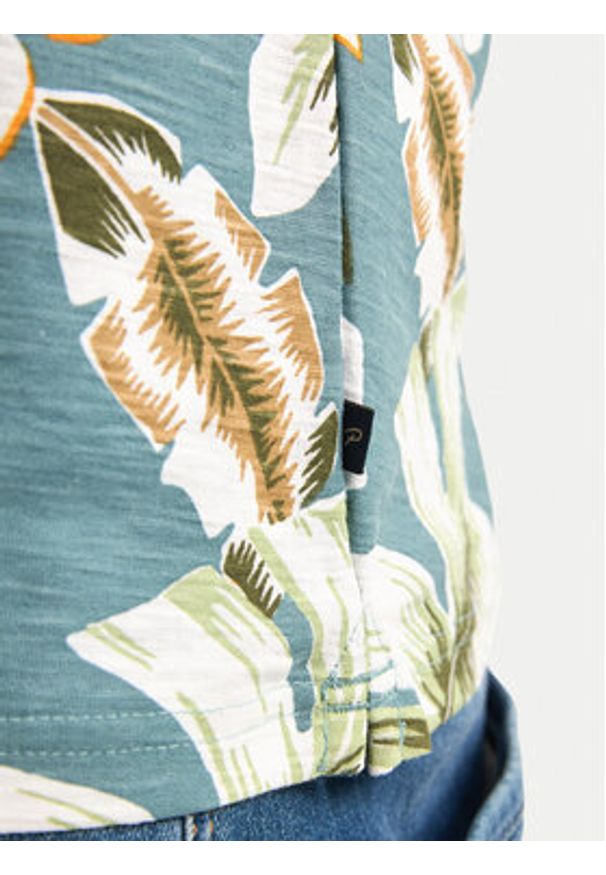 Petrol Industries Polo M-1050-POL908 Błękitny Regular Fit. Typ kołnierza: polo. Kolor: niebieski. Materiał: bawełna