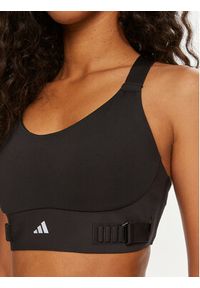 Adidas - adidas Biustonosz sportowy FastImpact Luxe Run IQ3359 Czarny. Kolor: czarny. Materiał: syntetyk. Sport: bieganie #4