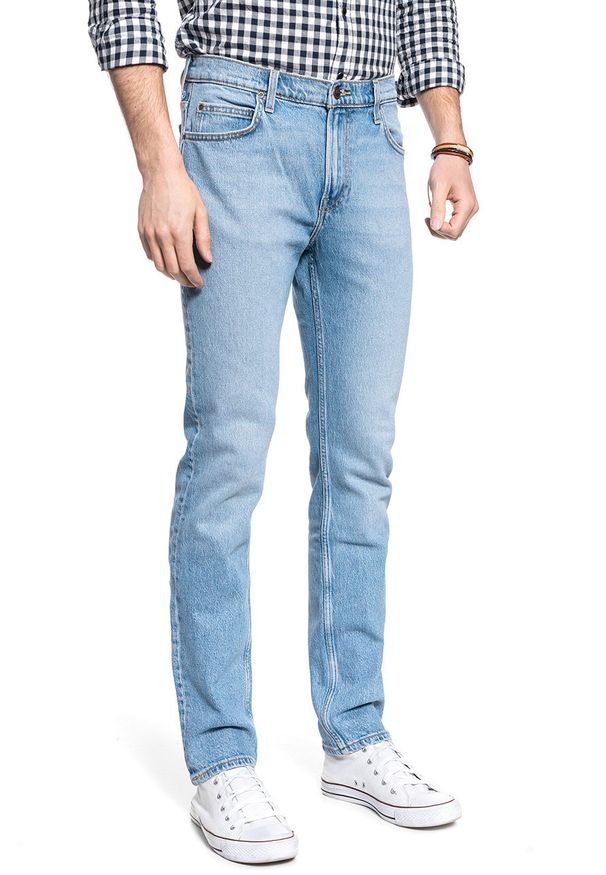 Lee - LEE RIDER MĘSKIE SPODNIE JEANSOWE MID SOHO L701MWKP 112117628