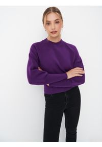 Mohito - Fioletowy sweter z wiskozą - Fioletowy. Kolor: fioletowy. Materiał: wiskoza #2