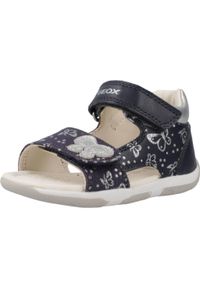 Geox - Sandały GEOX B SANDAL TAPUZ GIRL Niebieski. Kolor: niebieski. Materiał: syntetyk, skóra. Sezon: lato