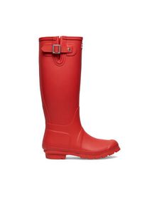 Hunter Kalosze HFW-006 Czerwony. Kolor: czerwony. Materiał: syntetyk #10