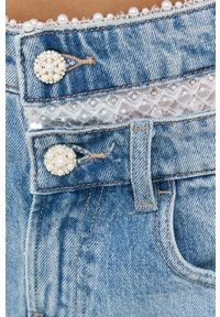 Miss Sixty spódnica jeansowa kolor niebieski mini prosta. Kolor: niebieski. Materiał: jeans #4