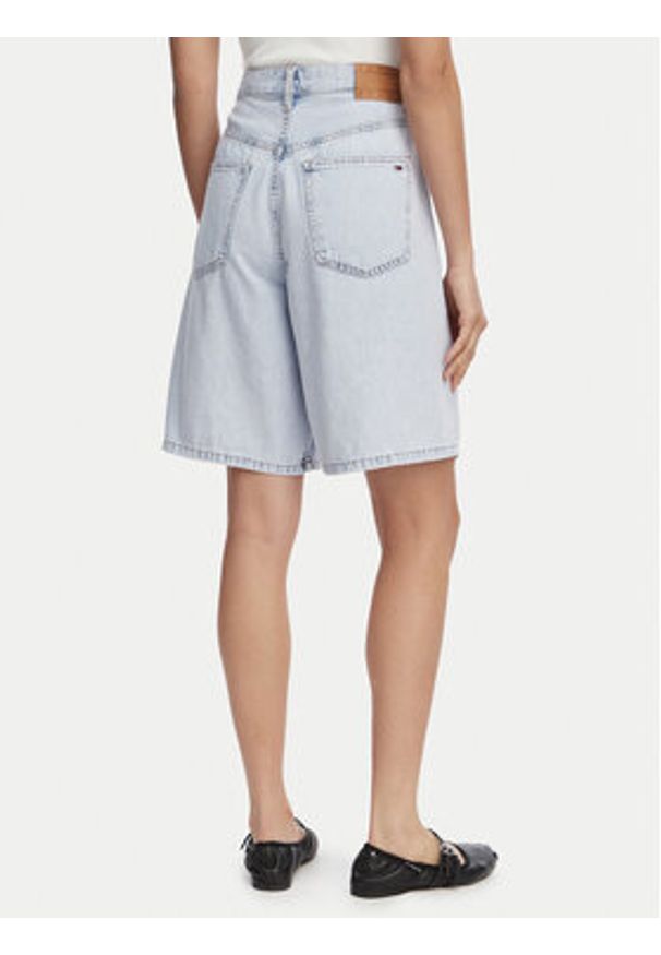 Tommy Jeans Szorty jeansowe DW0DW22709 Niebieski jasny Loose Fit. Kolor: niebieski. Materiał: bawełna