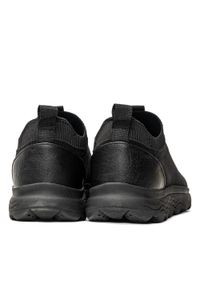 Geox - Sneakersy męskie czarne GEOX U Spherica U25BYA 0006K C9997. Okazja: na co dzień. Kolor: czarny. Materiał: materiał, guma. Szerokość cholewki: normalna #3