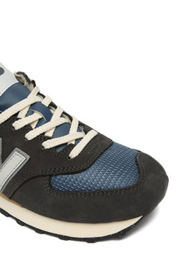 New Balance Sneakersy U574SGG W Czarny. Kolor: czarny. Materiał: nubuk, skóra. Model: New Balance 574