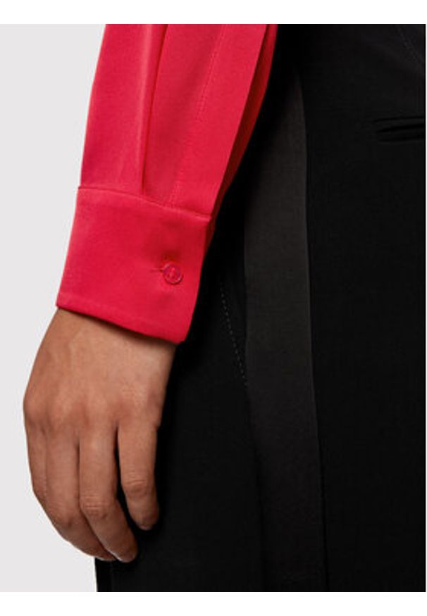 BOSS - Boss Bluzka Banora8 50363436 Różowy Regular Fit. Kolor: różowy. Materiał: jedwab