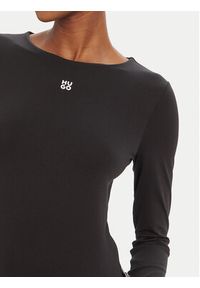 Hugo - HUGO Bluzka Dasiia 50545208 Czarny Slim Fit. Kolor: czarny. Materiał: syntetyk #4