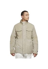 Kurtka męskie Nike Repel M65 Synthetic Fill. Kolor: beżowy. Materiał: poliamid, materiał, puch. Sport: turystyka piesza #1