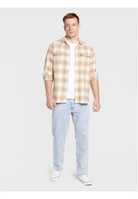 Levi's® Koszula Jackson Worker 19573-0173 Beżowy Relaxed Fit. Kolor: beżowy. Materiał: bawełna