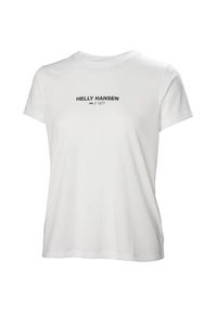 Koszulka sportowa damska Helly Hansen Allure. Kolor: biały, wielokolorowy. Długość rękawa: krótki rękaw. Długość: krótkie