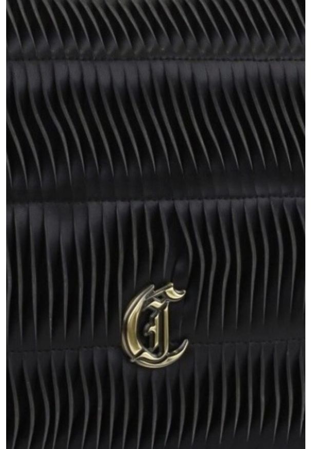 Just Cavalli - JUST CAVALLI Czarna torebka Range F Gothic Woving. Kolor: czarny