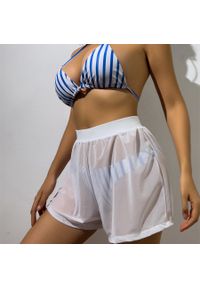 Intica - Bikini z wiązaniem i szortami na lato Cannelle. Kolor: wielokolorowy. Materiał: materiał #4