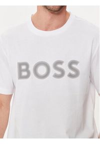 BOSS - Boss T-Shirt Tee 1 50512866 Biały Regular Fit. Kolor: biały. Materiał: bawełna #4