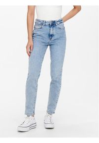 only - ONLY Jeansy 15248715 Błękitny Straight Fit. Kolor: niebieski