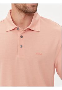 BOSS - Boss Polo Press 55 50508830 Różowy Regular Fit. Typ kołnierza: polo. Kolor: różowy. Materiał: wiskoza #3