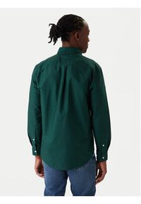TOMMY HILFIGER - Tommy Hilfiger Koszula Solid Heritage MW0MW35774 Zielony Regular Fit. Kolor: zielony. Materiał: bawełna #4