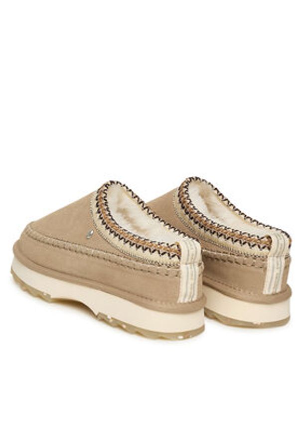 EMU Australia Śniegowce Sharky Adventure Scuff W13239 Beżowy. Kolor: beżowy. Materiał: skóra