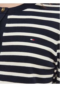 TOMMY HILFIGER - Tommy Hilfiger Kardigan WW0WW42370 Granatowy Regular Fit. Kolor: niebieski. Materiał: syntetyk #5