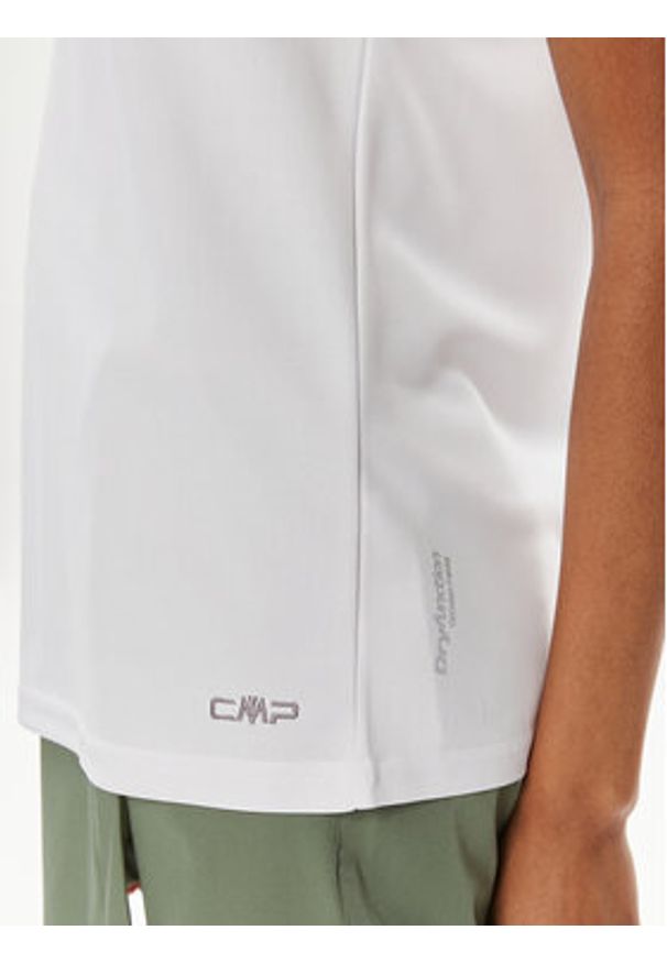 CMP Top 39T5666 Biały Regular Fit. Kolor: biały. Materiał: syntetyk