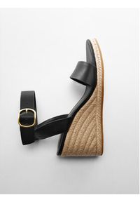 mango - Mango Espadryle Patricia 67067699 Czarny. Kolor: czarny