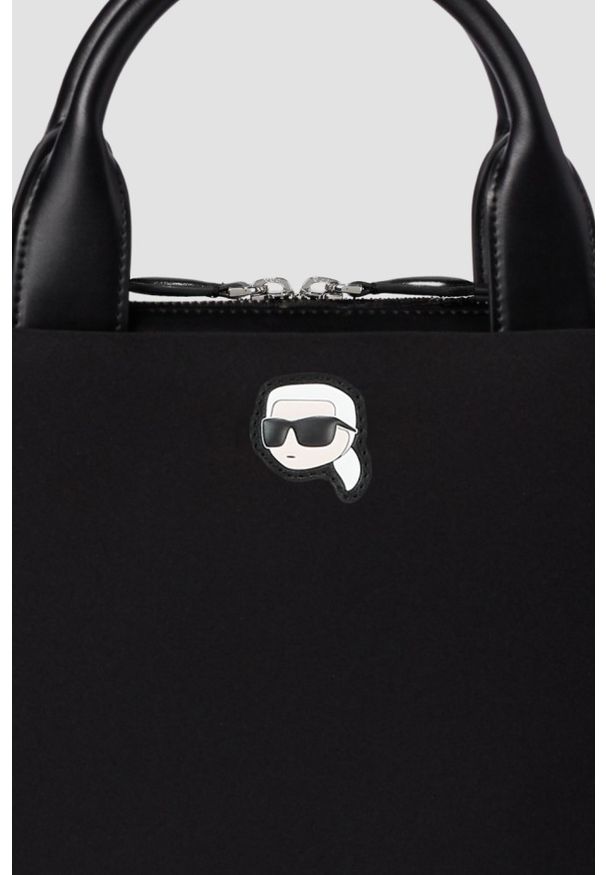 Karl Lagerfeld - KARL LAGERFELD Czarna aktówka Ikon Neop. Kolor: czarny
