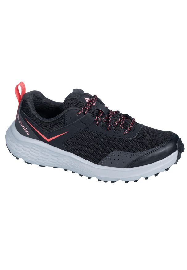 columbia - Buty do biegania damskie, Columbia Vertisol Trail. Kolor: czarny. Materiał: guma, materiał, syntetyk. Sport: bieganie
