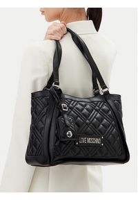 Love Moschino - LOVE MOSCHINO Torebka JC4206PP0MLA000 Czarny. Kolor: czarny. Materiał: skórzane #5