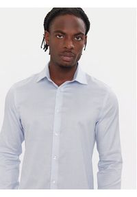 Calvin Klein Koszula LV019EU068 Błękitny Slim Fit. Kolor: niebieski. Materiał: bawełna