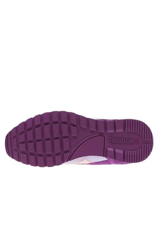 Buty do chodzenia dla dzieci Reebok GL 3000 SP. Zapięcie: sznurówki. Kolor: wielokolorowy, fioletowy. Materiał: tkanina, materiał, skóra, syntetyk. Szerokość cholewki: normalna. Sport: turystyka piesza