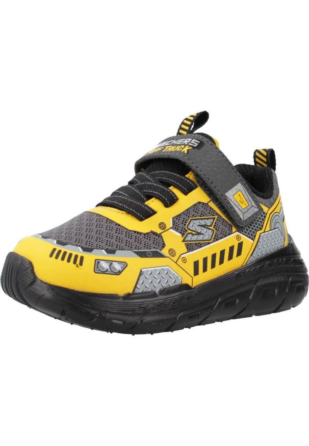 skechers - Tenisówki Skechers Model Skech Tracks Kolor Czarny. Kolor: czarny. Materiał: syntetyk, materiał. Model: Skechers Sport. Sport: turystyka piesza