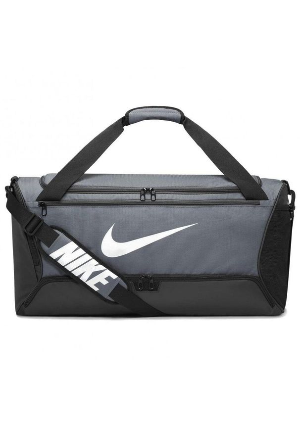 Nike - Torba sportowa treningowa NIKE na trening w podróż. Kolor: czarny, szary, wielokolorowy. Sport: fitness